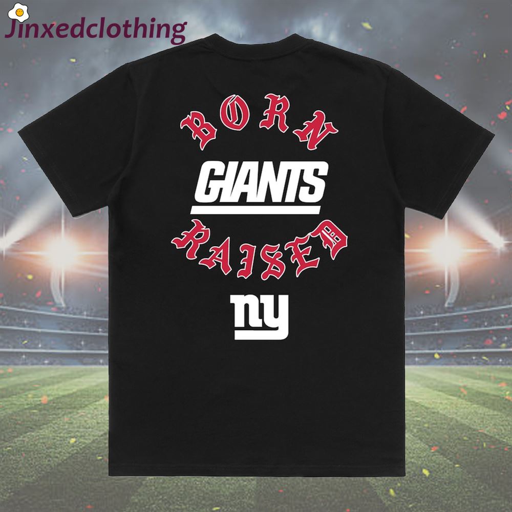 Official New York Giants Born X Raised T-shirt 